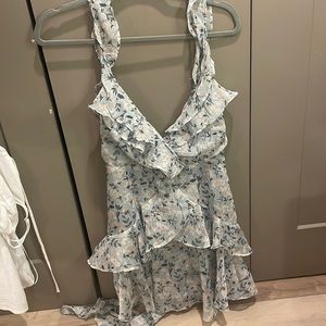 Windsor, mini ruffle flower dress